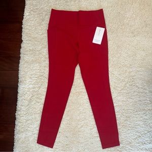 NWT - Never worn, Athleta Salutation Stash Tight - Size L - Candy Red